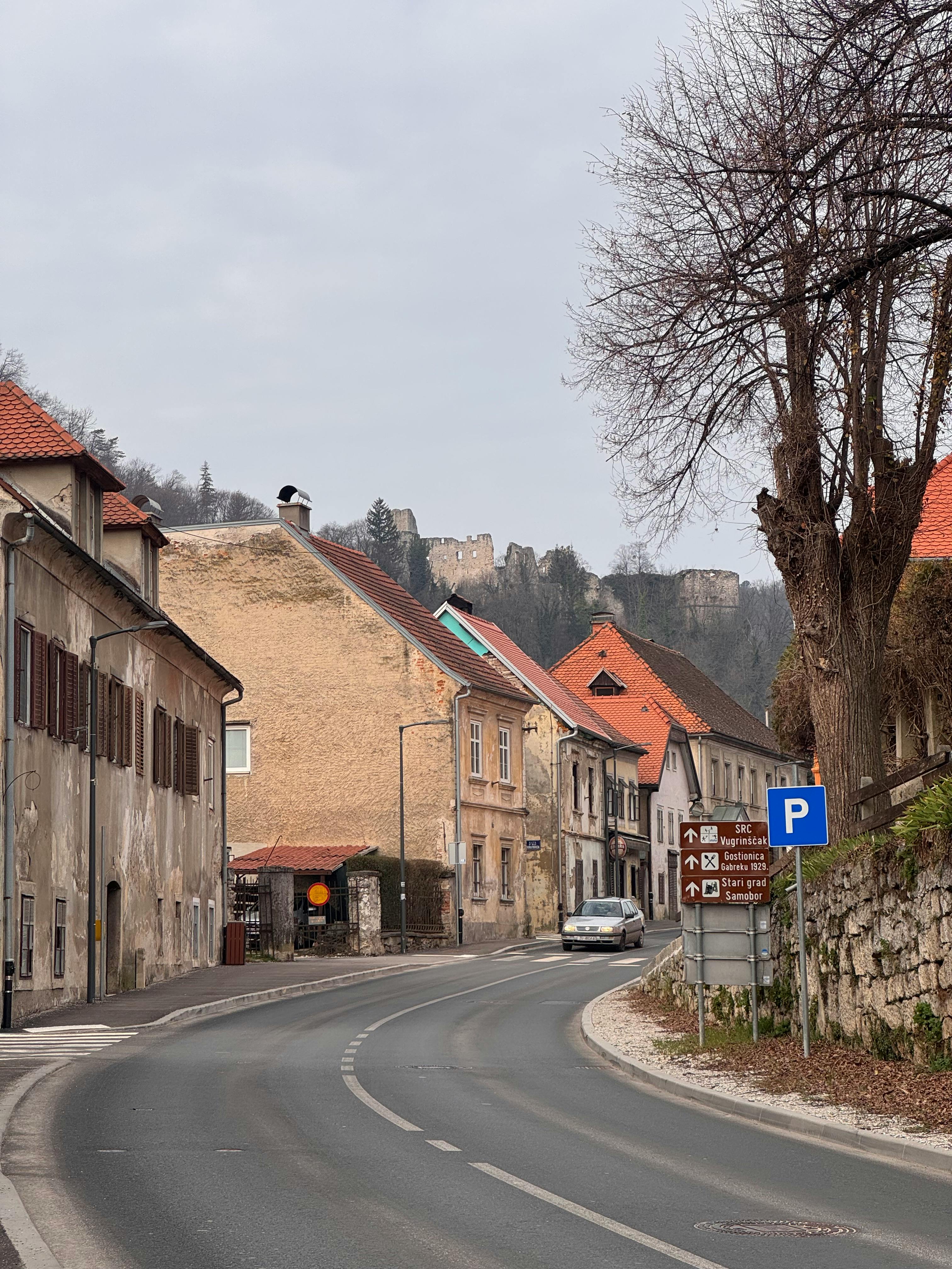uma rua em Samobor